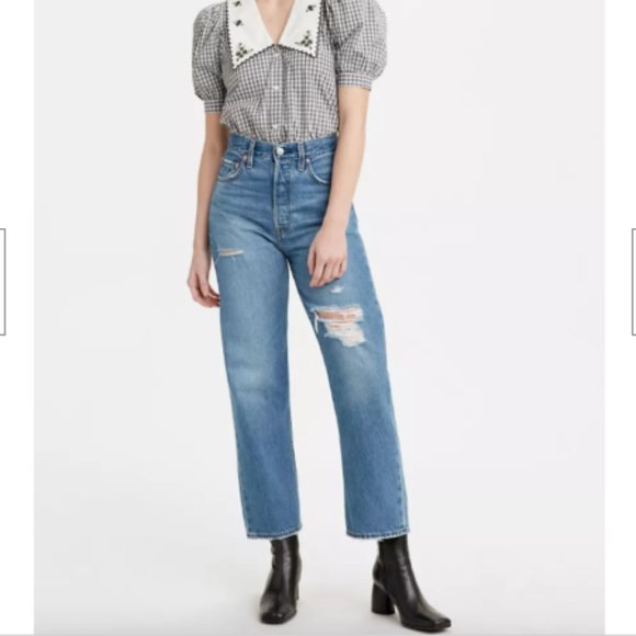 NWT Levi's Ribcage Straight Ankle Women's Jeans - Picture 2 of 13